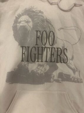 Foo Fighters Men’s Light Pink Graphic Hoodie